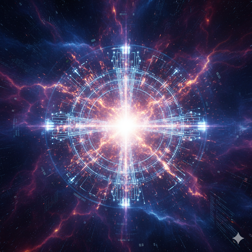 Illustration of the fine-tuning of the universe and primordial soup.